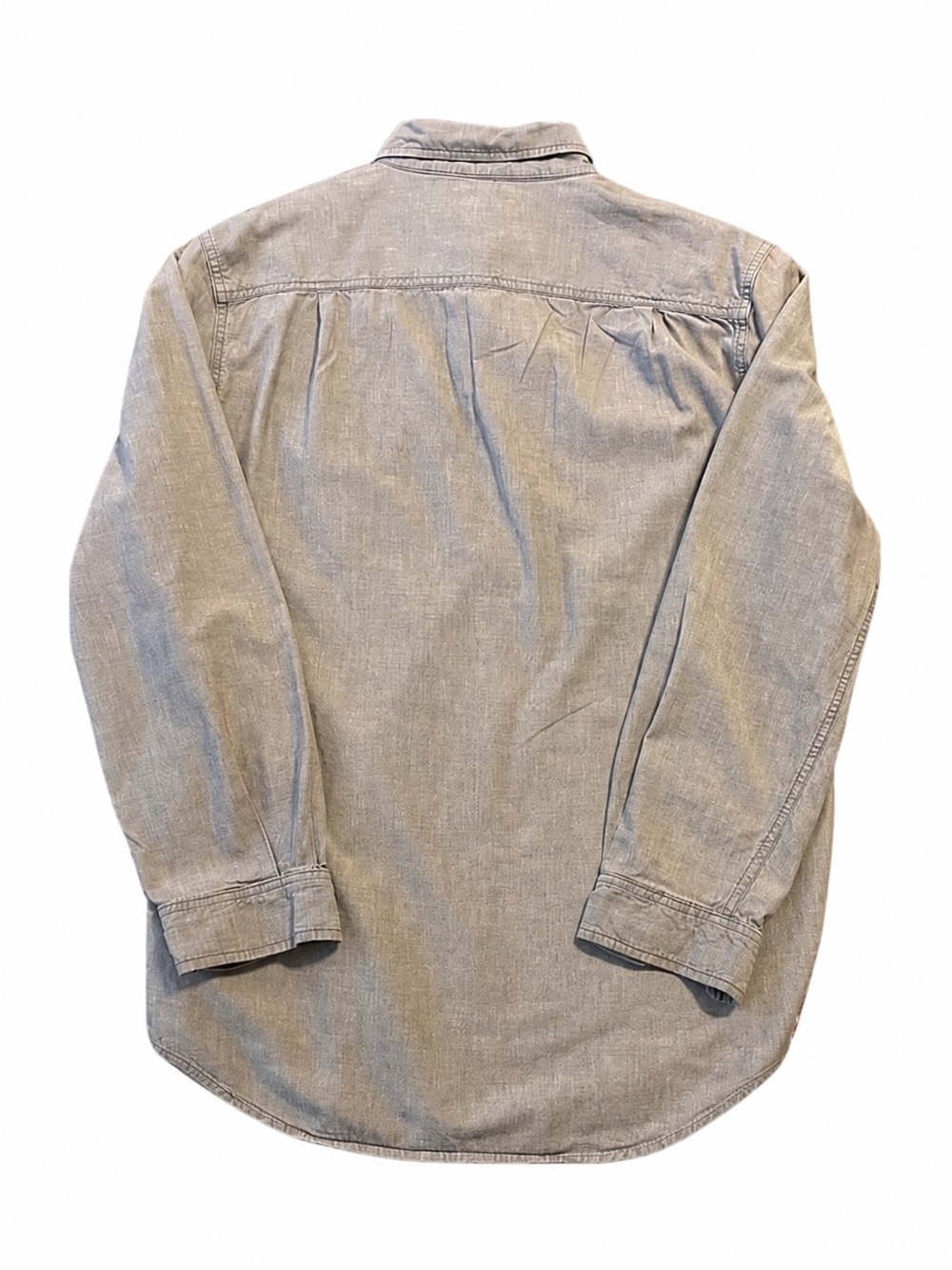 Carhartt Men’s M Relaxed Fit Taupe Button Front Work Shirt - Picture 3 of 8
